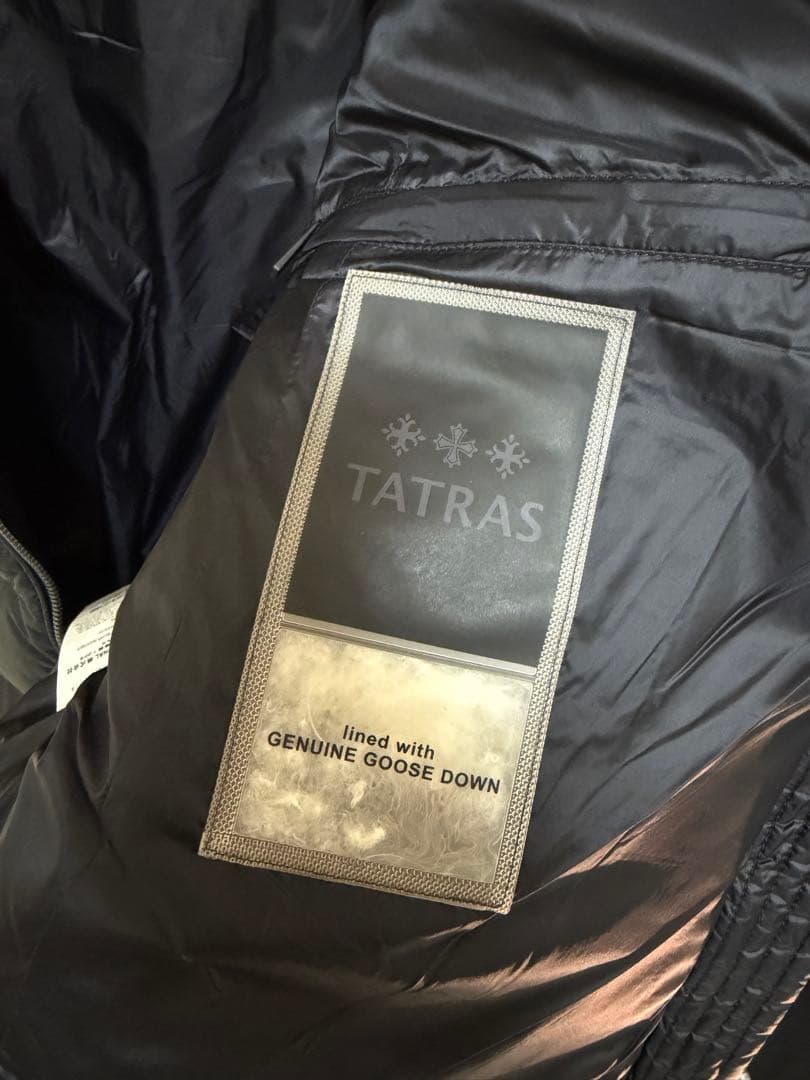 TATRAS ポセイドーネ　ブラック　ダウンベスト　サイズ3