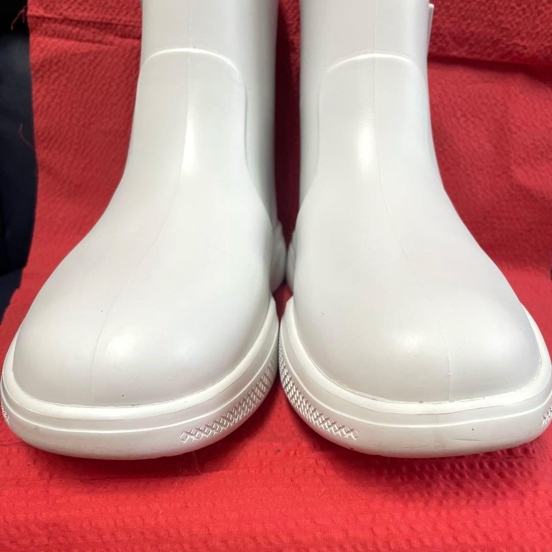PRADA プラダ ラバーブーツ 白36(23〜23.5)レインブーツ シューズ