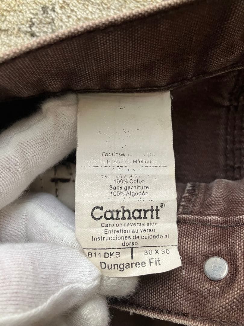 Carhartt カーハート　シングルニーワークパンツ　ブラウンダック　W30