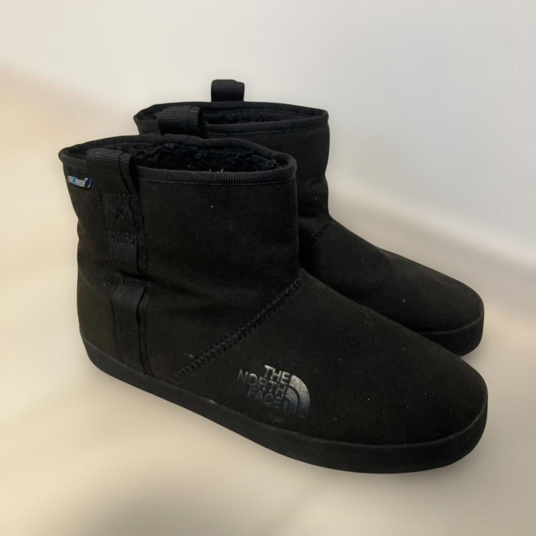 【美品】ノースフェイス ウィンターキャンプショート 25cm 防水 スエード 黒