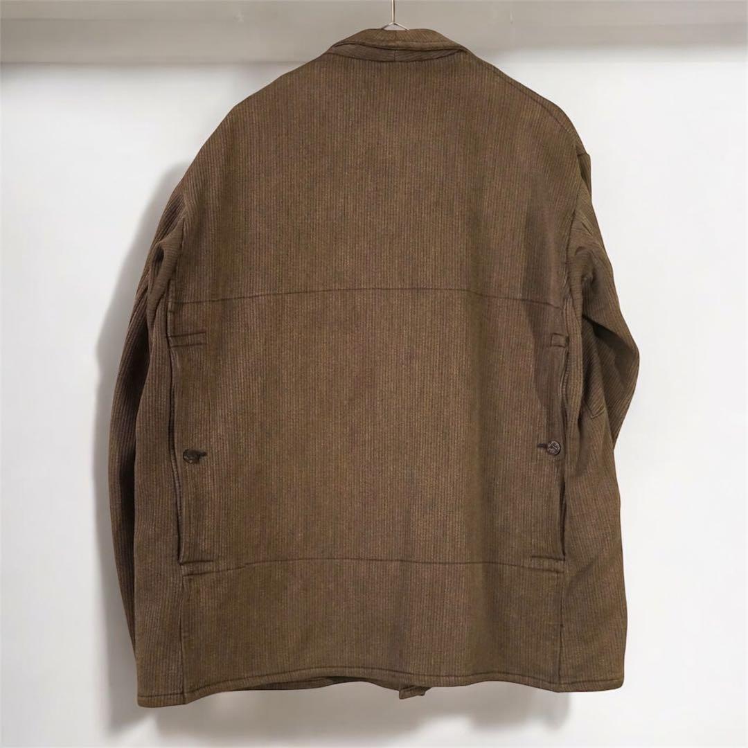 わ*ん様 50s ハンティングジャケット 動物ボタン フレンチヴィンテージ カバ