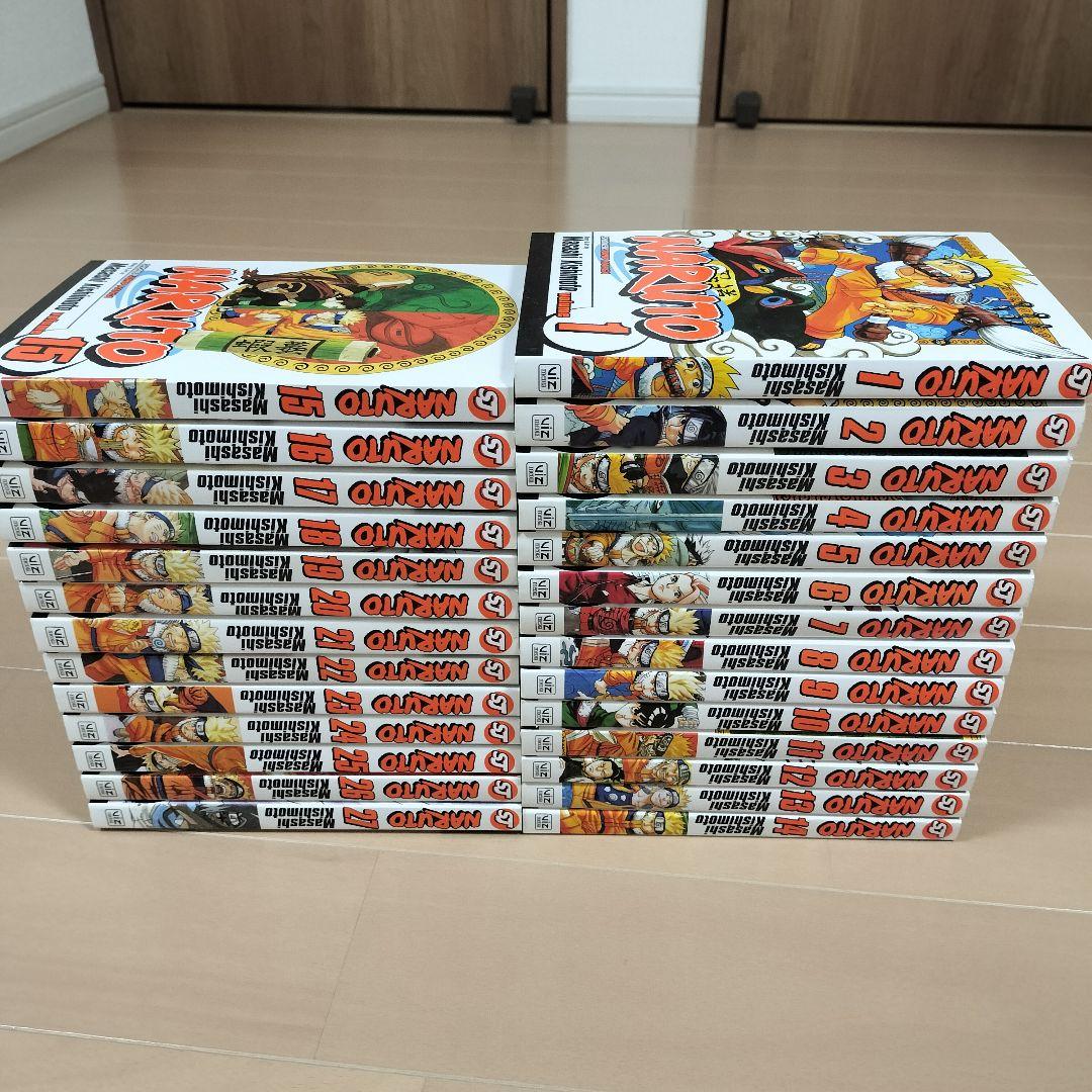 英語版　ナルト　NARUTO　27冊セット