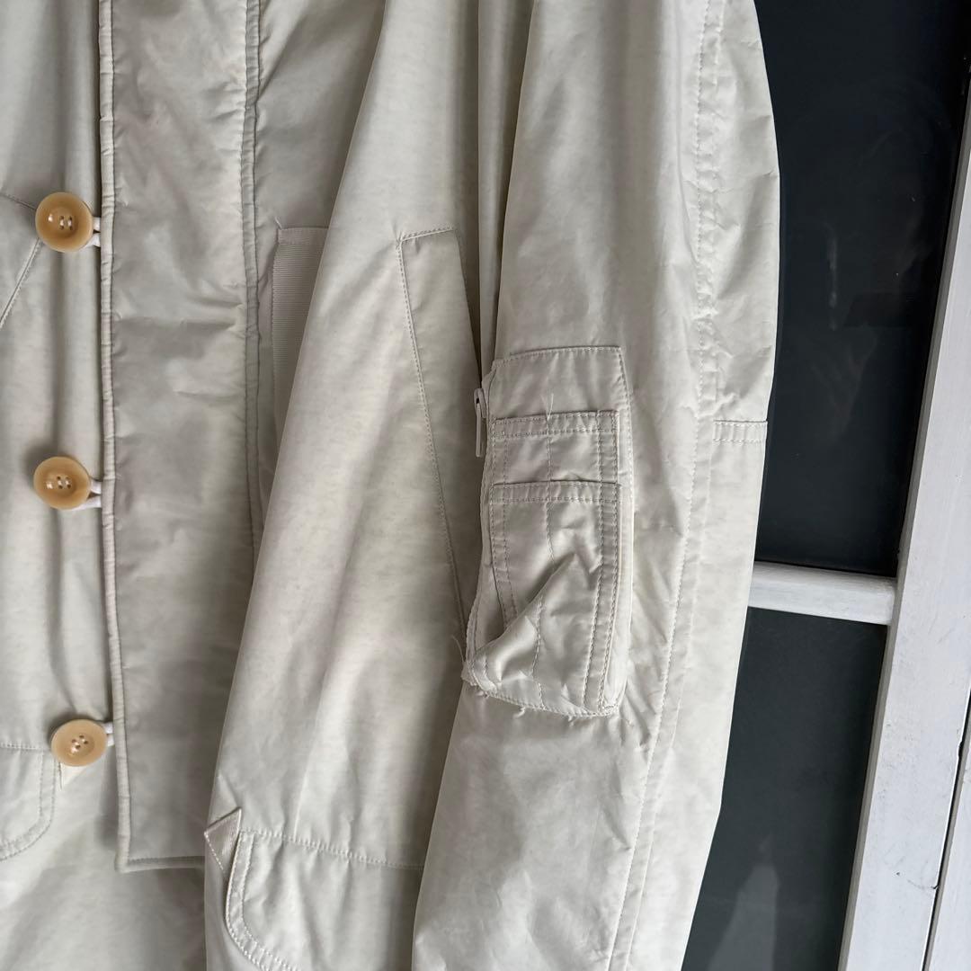 Sacai アイボリー モッズコート キルティング襟　みっちゃん