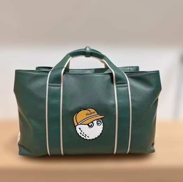 Malbon ゴルフ ウェアバッグ2層式大容量PUレザー防水シューズ収納付き ✨