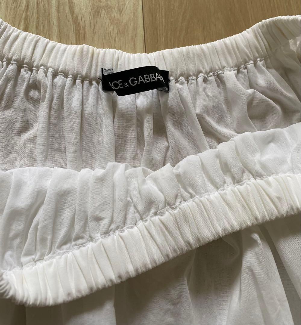 ね*こ様 限定値下げ‼️ドルチェ＆ガッバーナ DOLCE&GABBANA白色シア