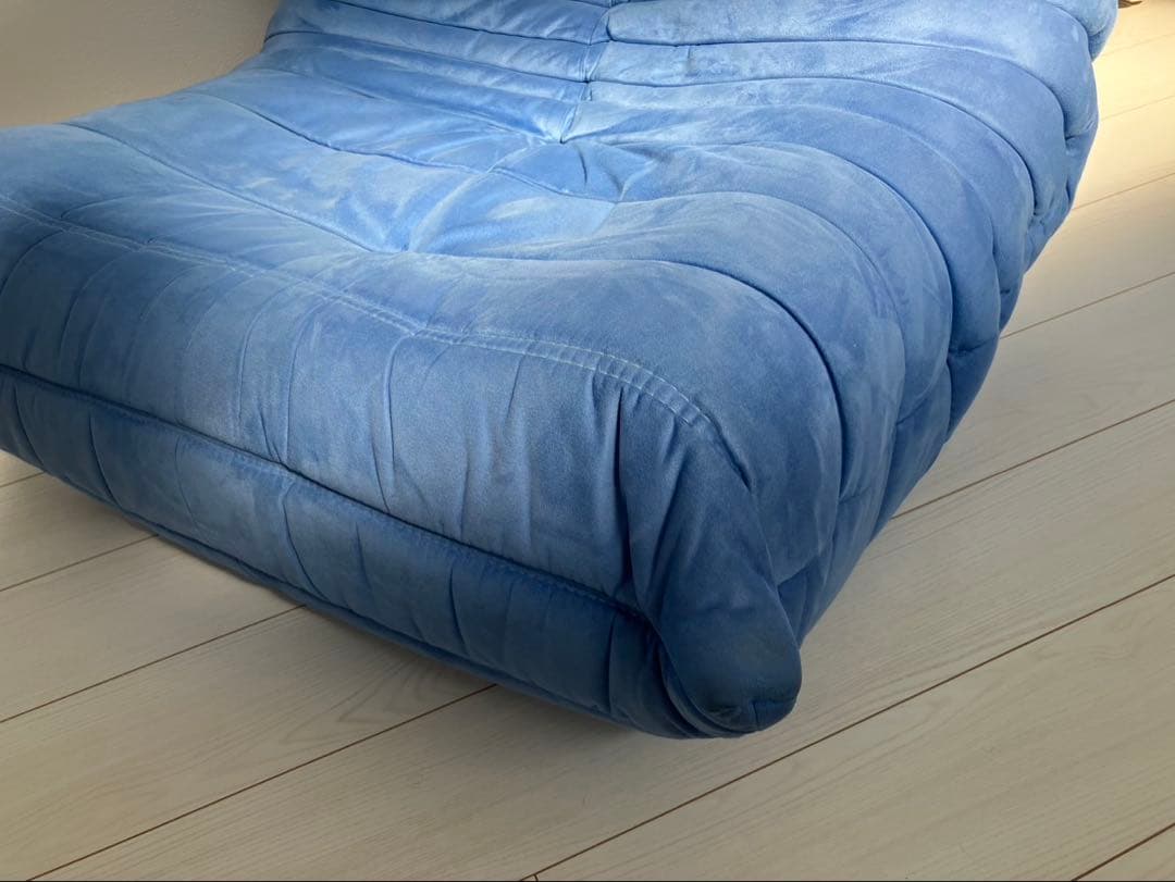 ligne roset/リーンロゼ トーゴ　1P　ソファ　ブルー
