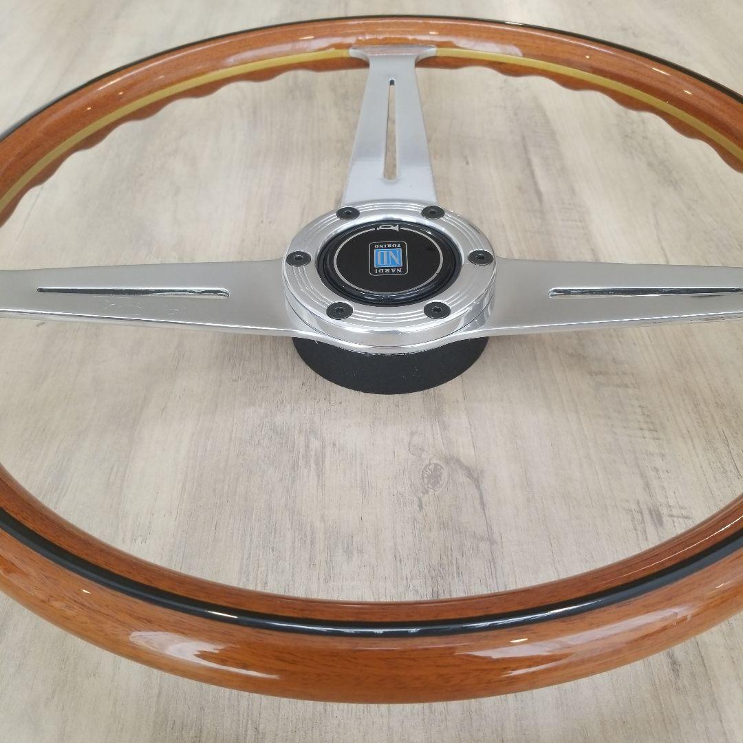 NARDI☆ナルディクラシックVITEウッドステアリングポリッシュスポーク37Φ