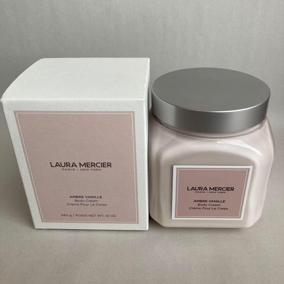新品未使用 ローラメルシエ ホイップトボディクリーム アンバーバニラ 340g
