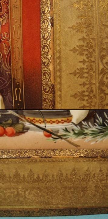 送料無料　18-19世紀手書き陶板「聖母マリア」 イタリア購入