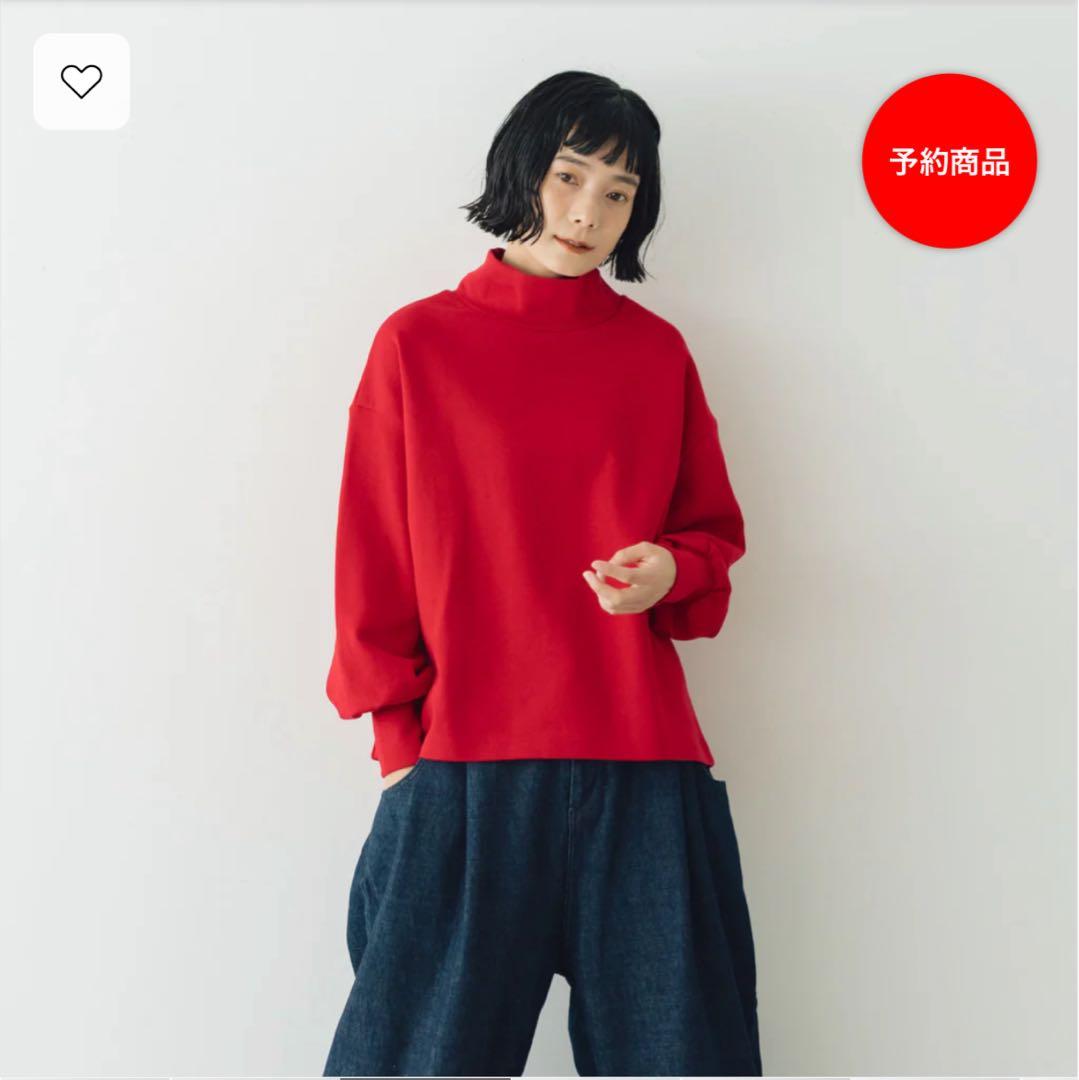 【くらすこと】kurasukoto＋to大人の定番、ハイネックプルオーバー