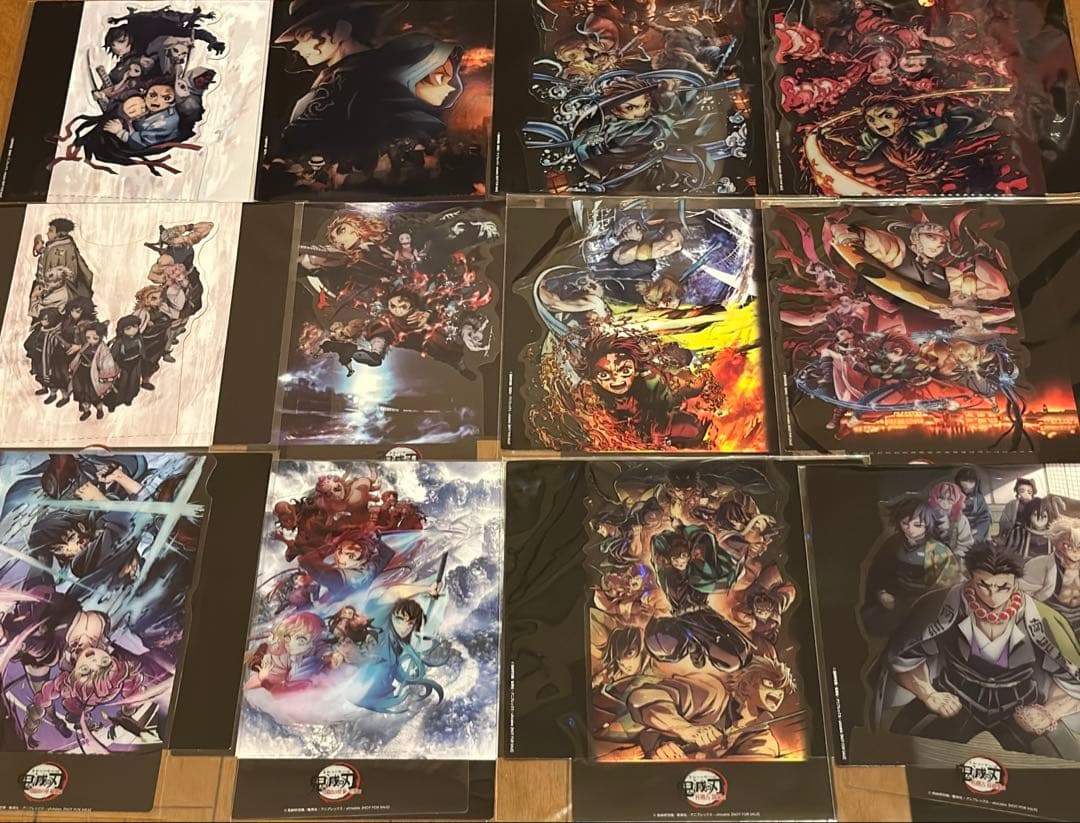 鬼滅シアター 入場者特典「キービジュアルクリアスタンド」全12種コンプリート