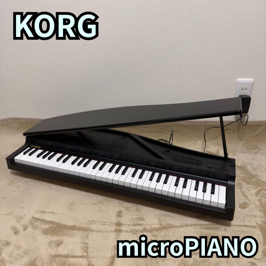 KORG microPIANO 2016年製 61鍵 黒 AC付
