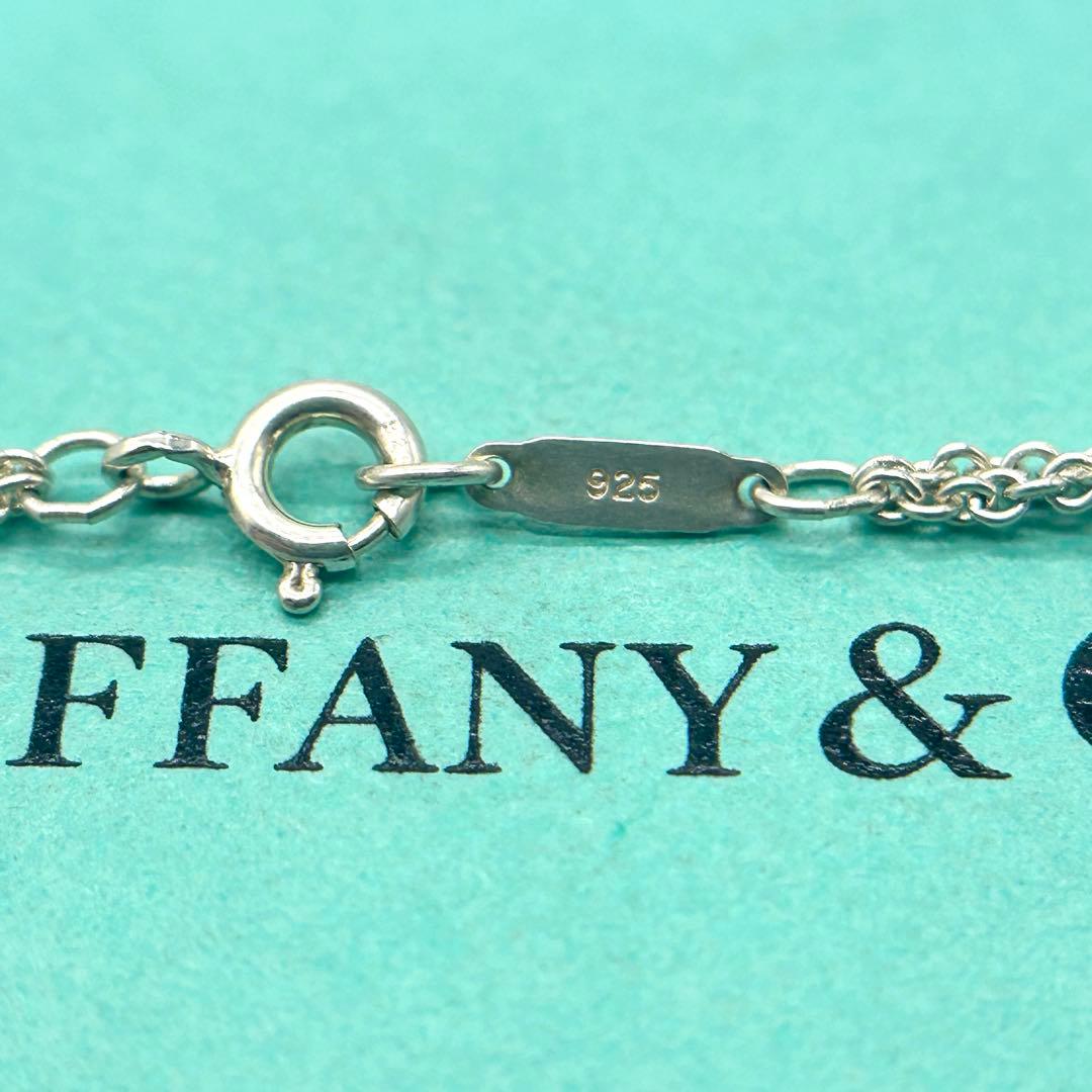 美品　ティファニー　インフィニティ　ネックレス　　ダブルチェーン　シルバー