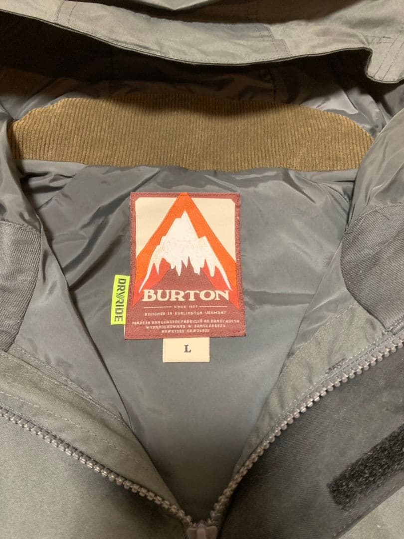 [セール中] BURTON メンズ スノーボードウェア Lサイズ ペイズリー柄