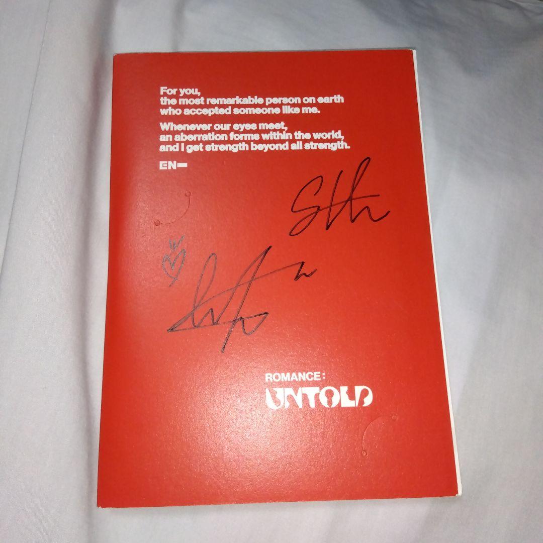 enhypen ヒスン ソンフン 直筆サイン　ライブ　ミーグリ　М&G