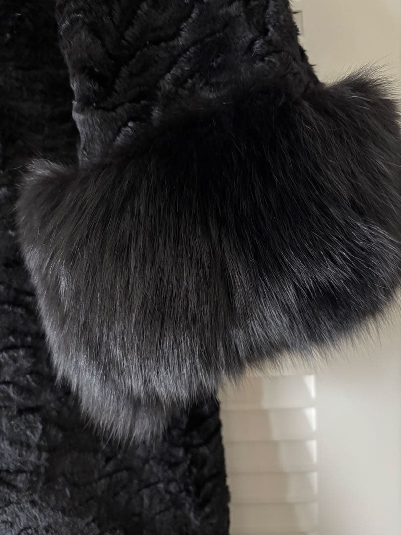 DAMA collection ラビット フォックスコート　サイズ7〜9号