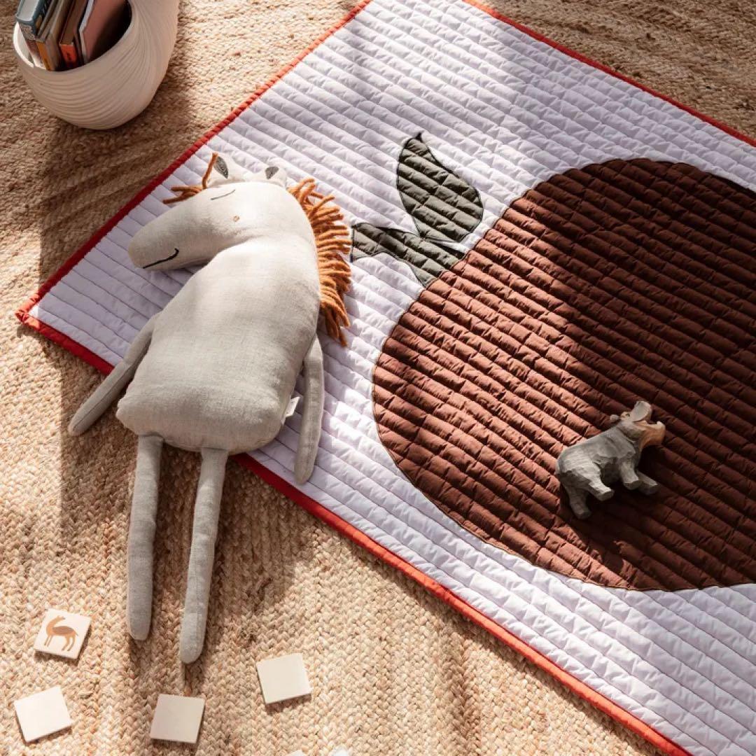 Ferm Living キルトブランケット/プレイマット) リンゴ 北欧