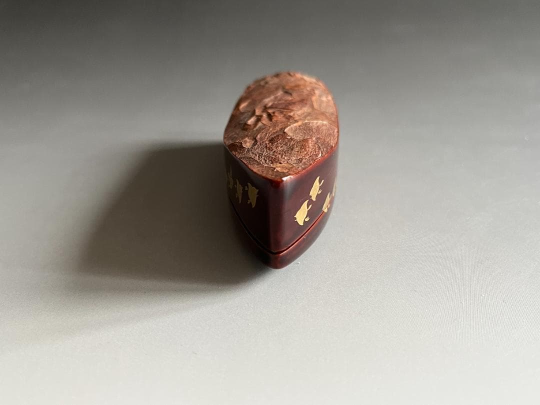 前端春斎　舟香合　茶道具