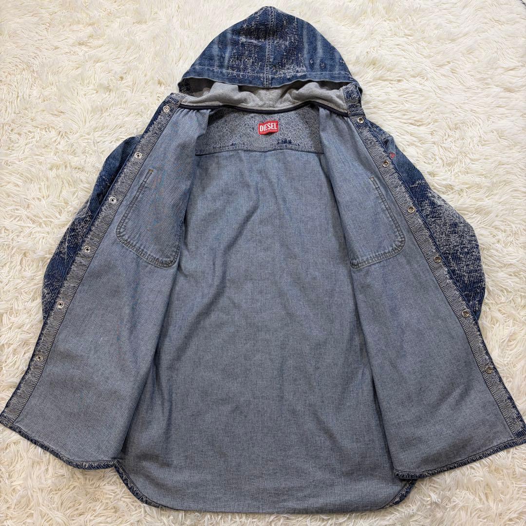 【新品同様】25SS DIESEL D-DEWNYS-HOOD-S Gジャン