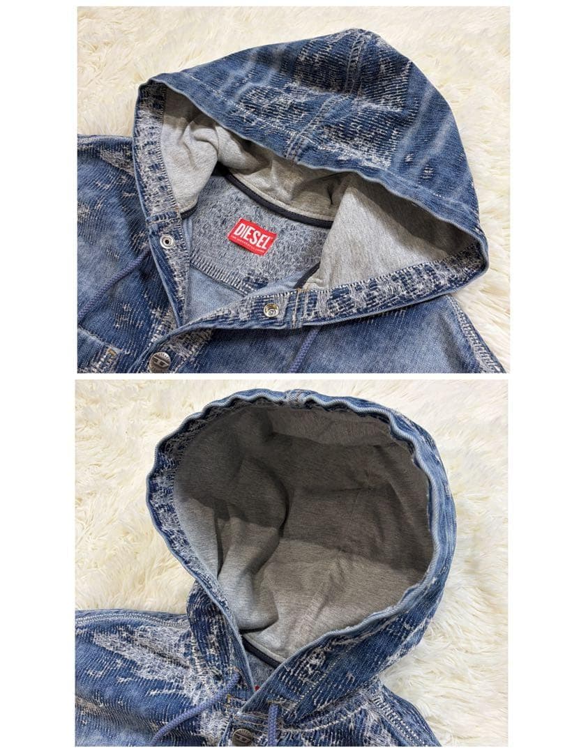 【新品同様】25SS DIESEL D-DEWNYS-HOOD-S Gジャン