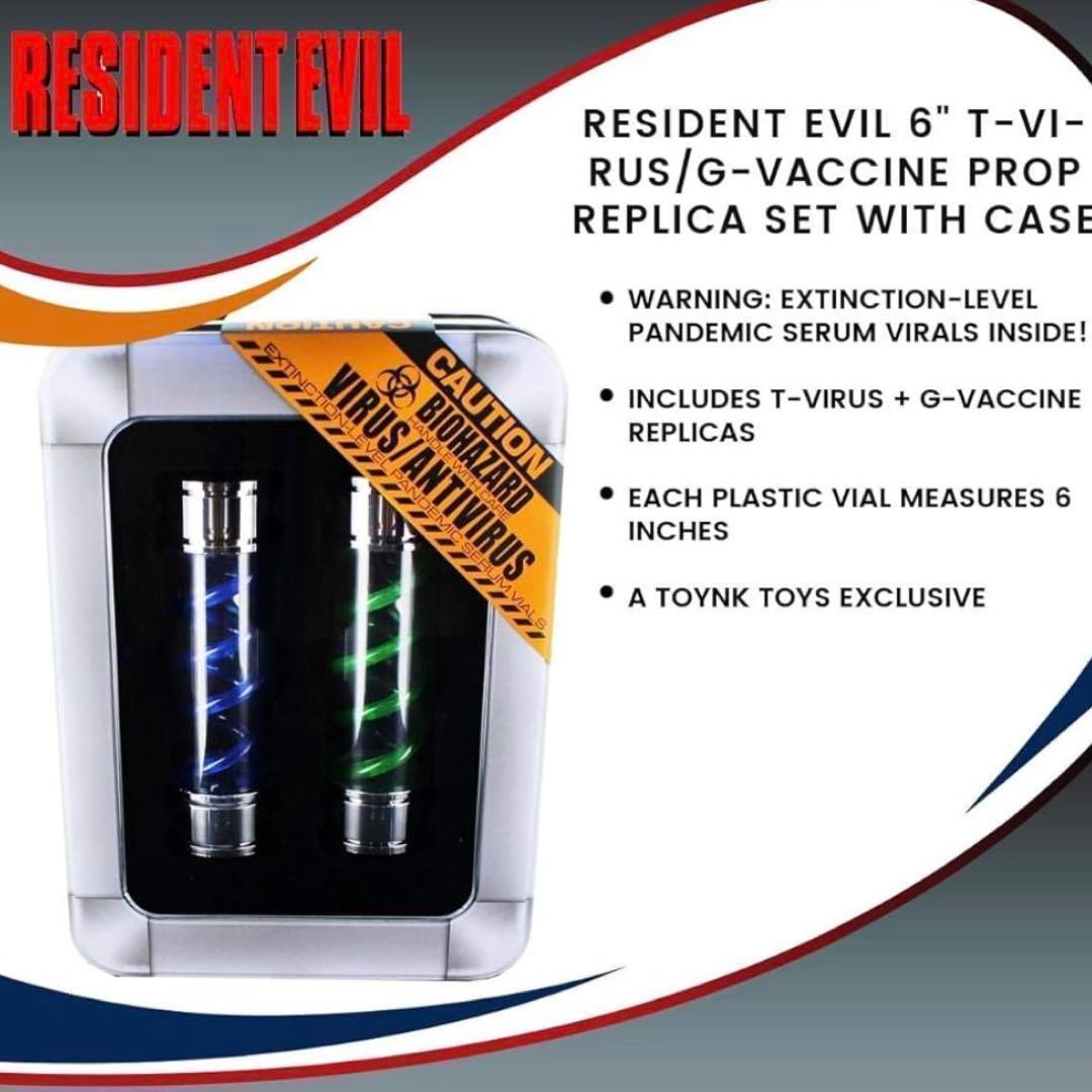 レプリカ セット インテリア置き物　バイオハザード　T-ウィルス/G-ワクチン
