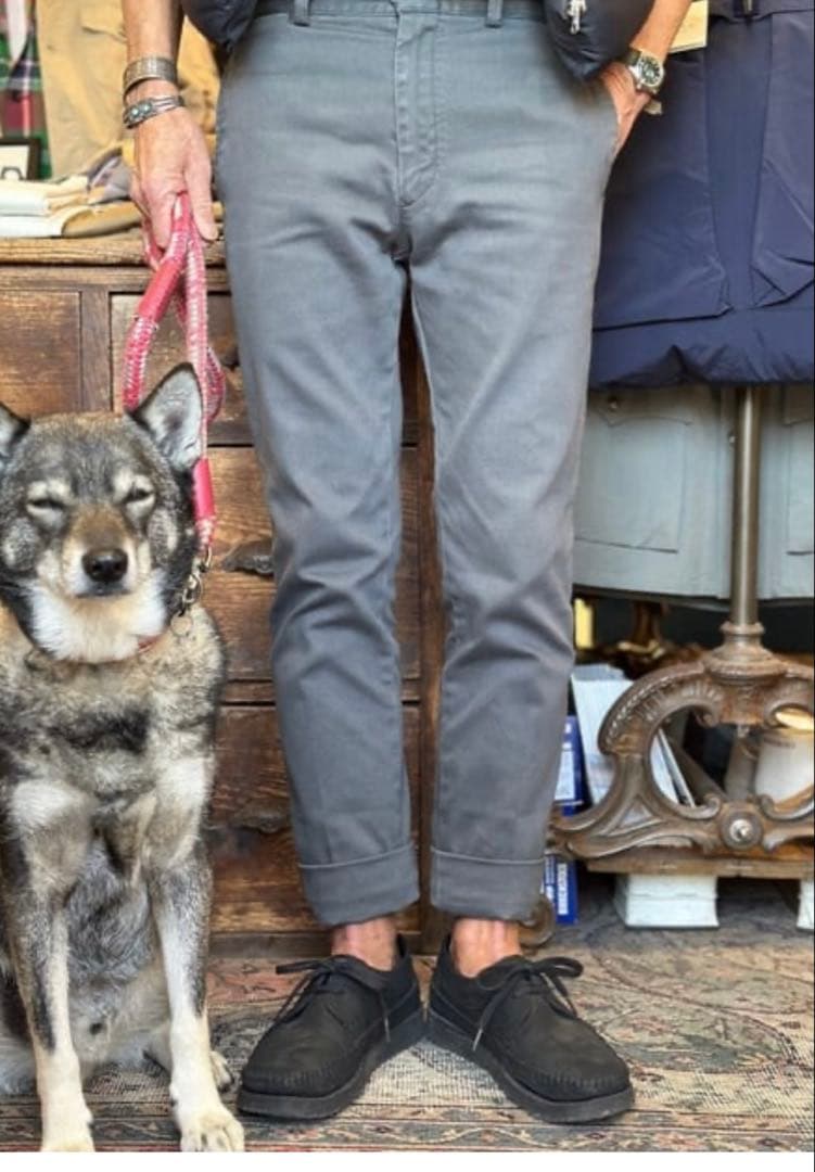 ボーイズマーケット別注le meilleur チャコールグレートラウザーズ