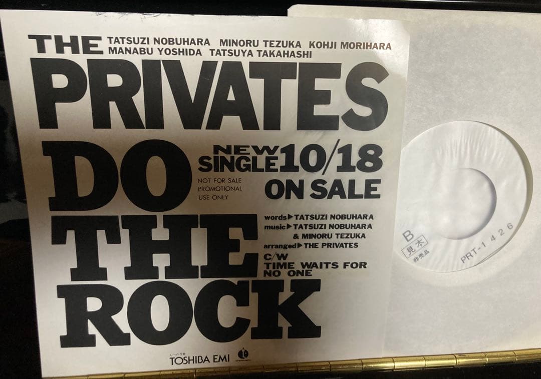 PROMO国内盤７インチ：THE PRIVATES DO THE ROCK