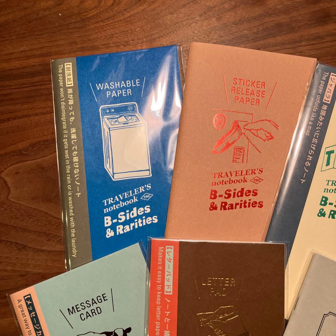 TRAVELER'S notebook B-Sides 6種セット