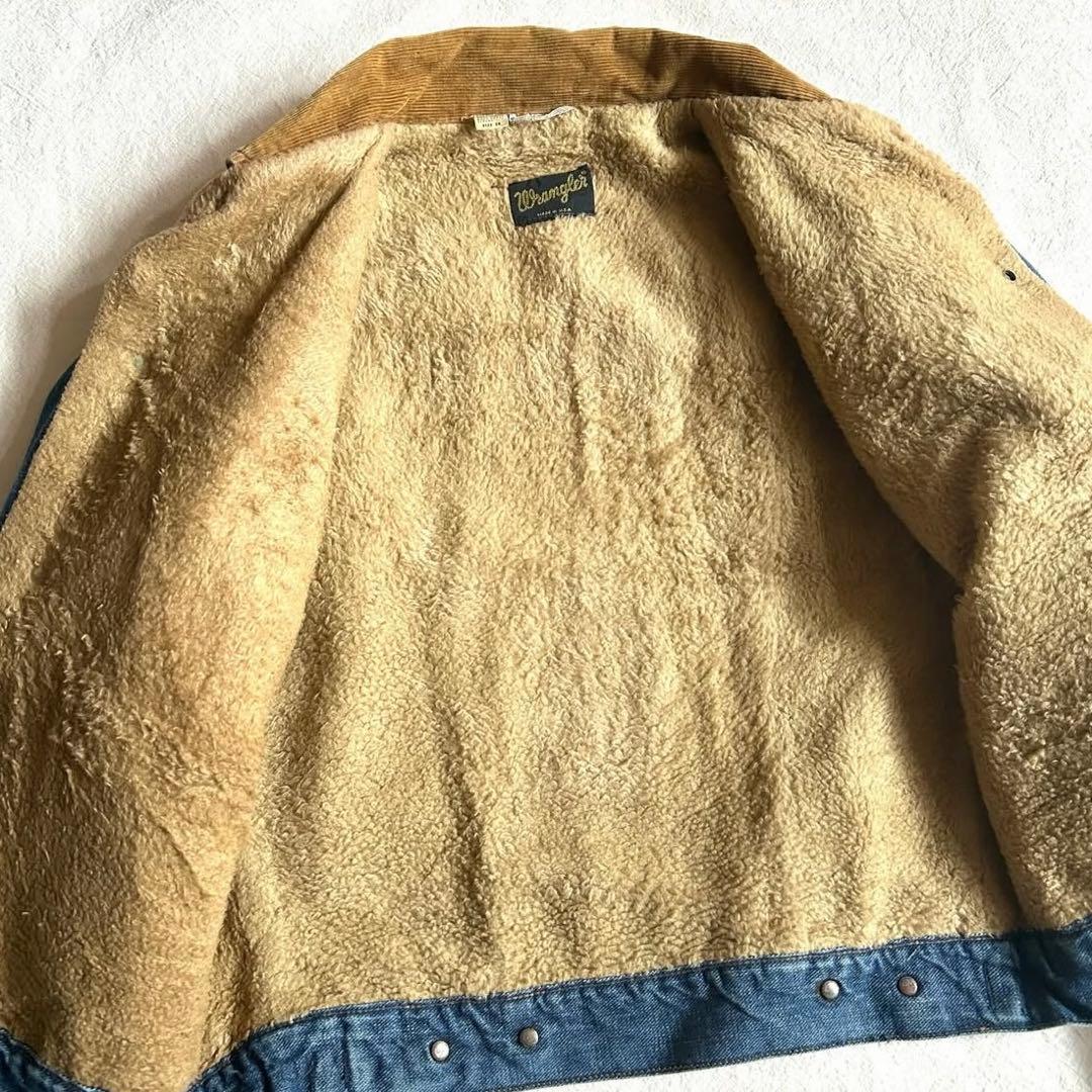 Wrangler ラングラー 70's デニムジャケット 裏ボア アメリカ製