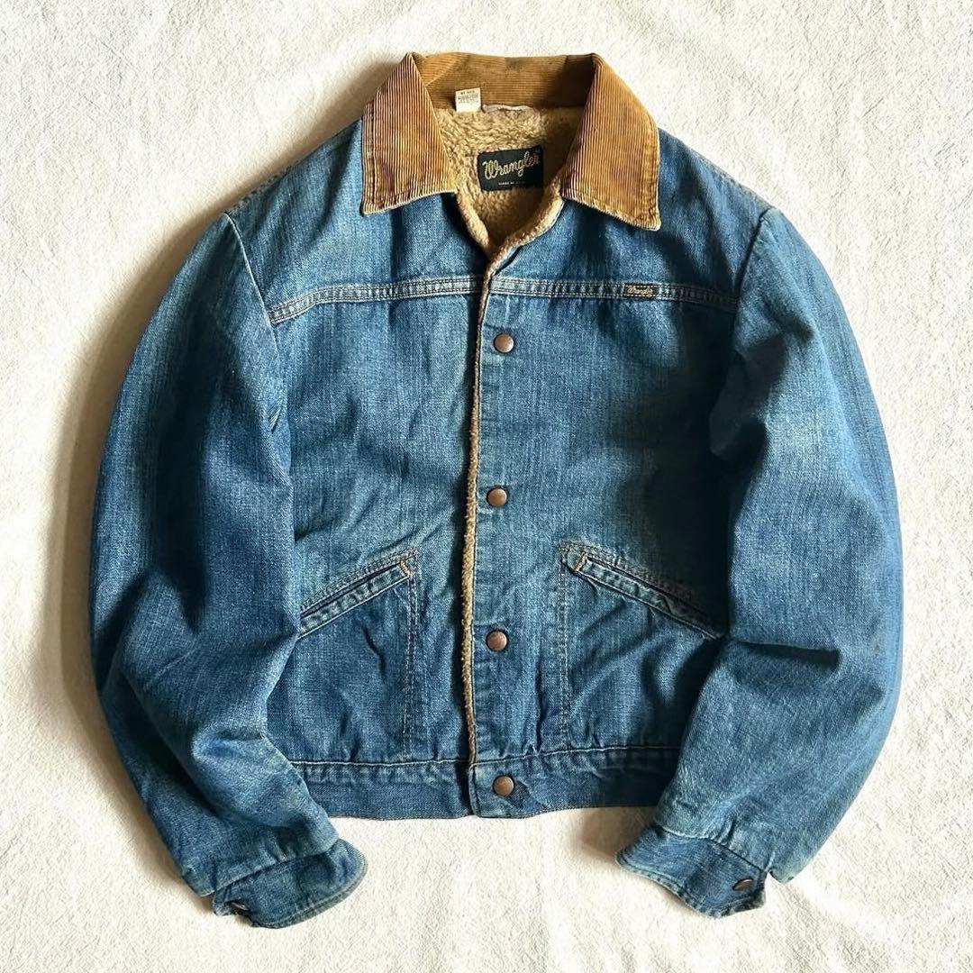 Wrangler ラングラー 70's デニムジャケット 裏ボア アメリカ製