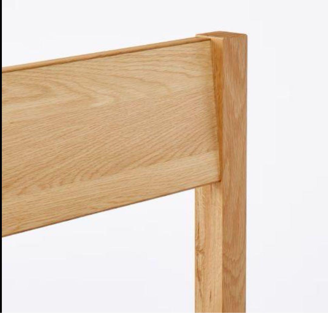 送料込みに変更、値引きしました❣️ 無印良品　木製クイーンサイズベッドフレーム