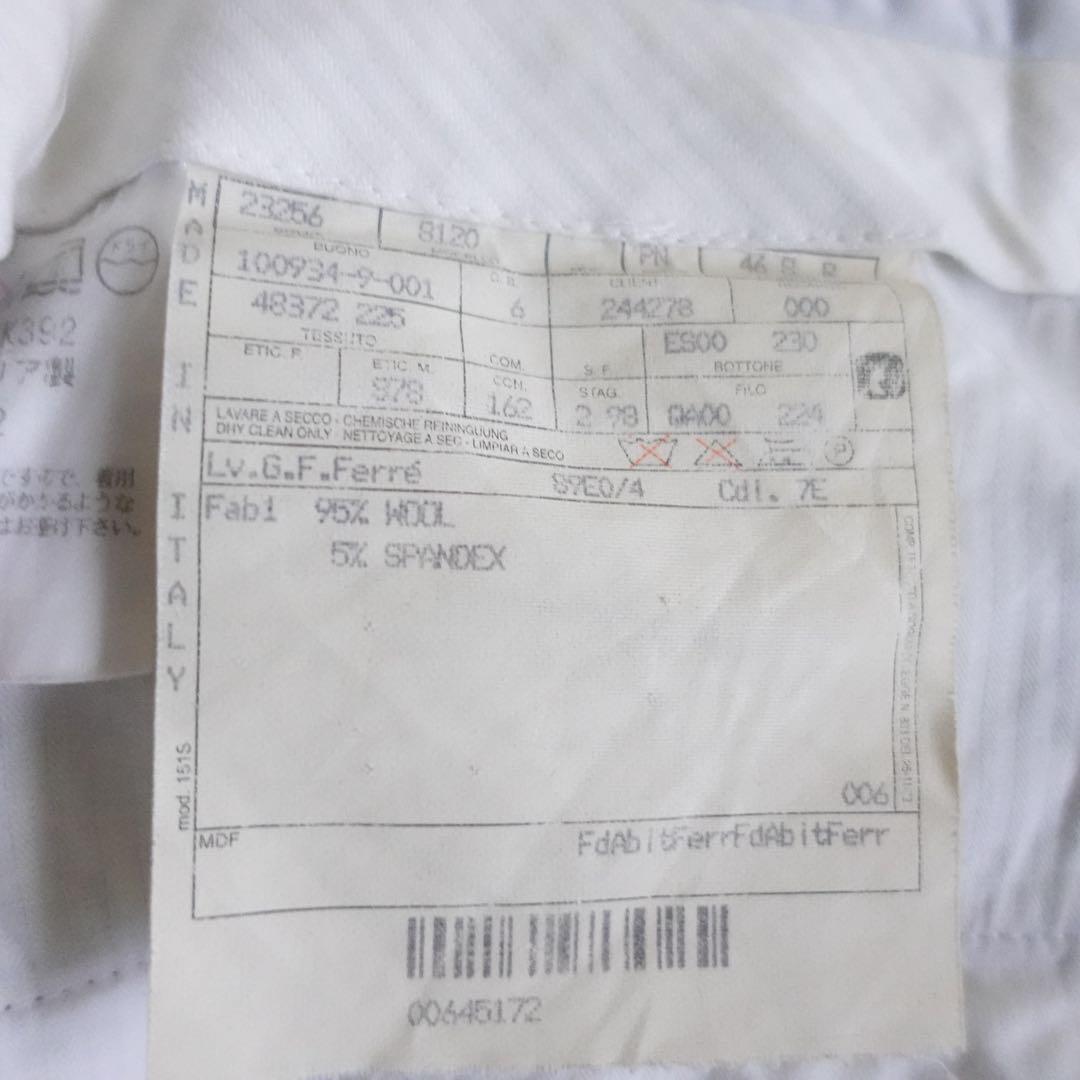 1980s GIANFRANCO FERRE ヘビーウエイト　ワイドトラウザーズ