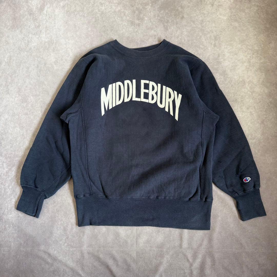 90s チャンピオン カレッジロゴ リバースウィーブ スウェット L USA製