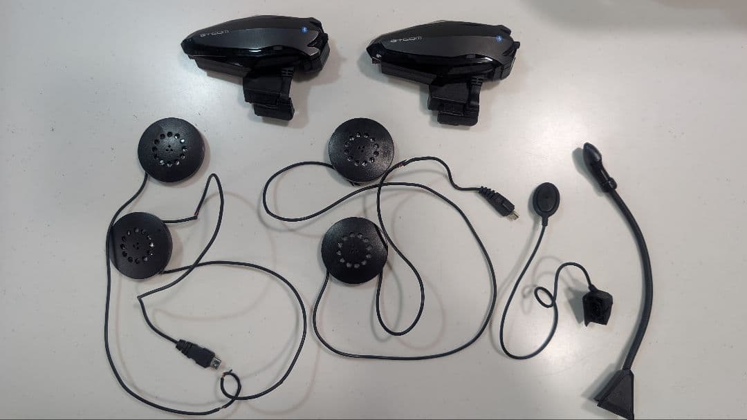 B+com SB5X ビーコム バイク用インカム 2個 スピーカー マイク