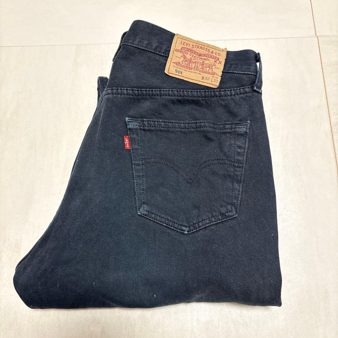 な*し様 ヴィンテージLEVI'S リーバイス501 ブラックW36/L30 ハ