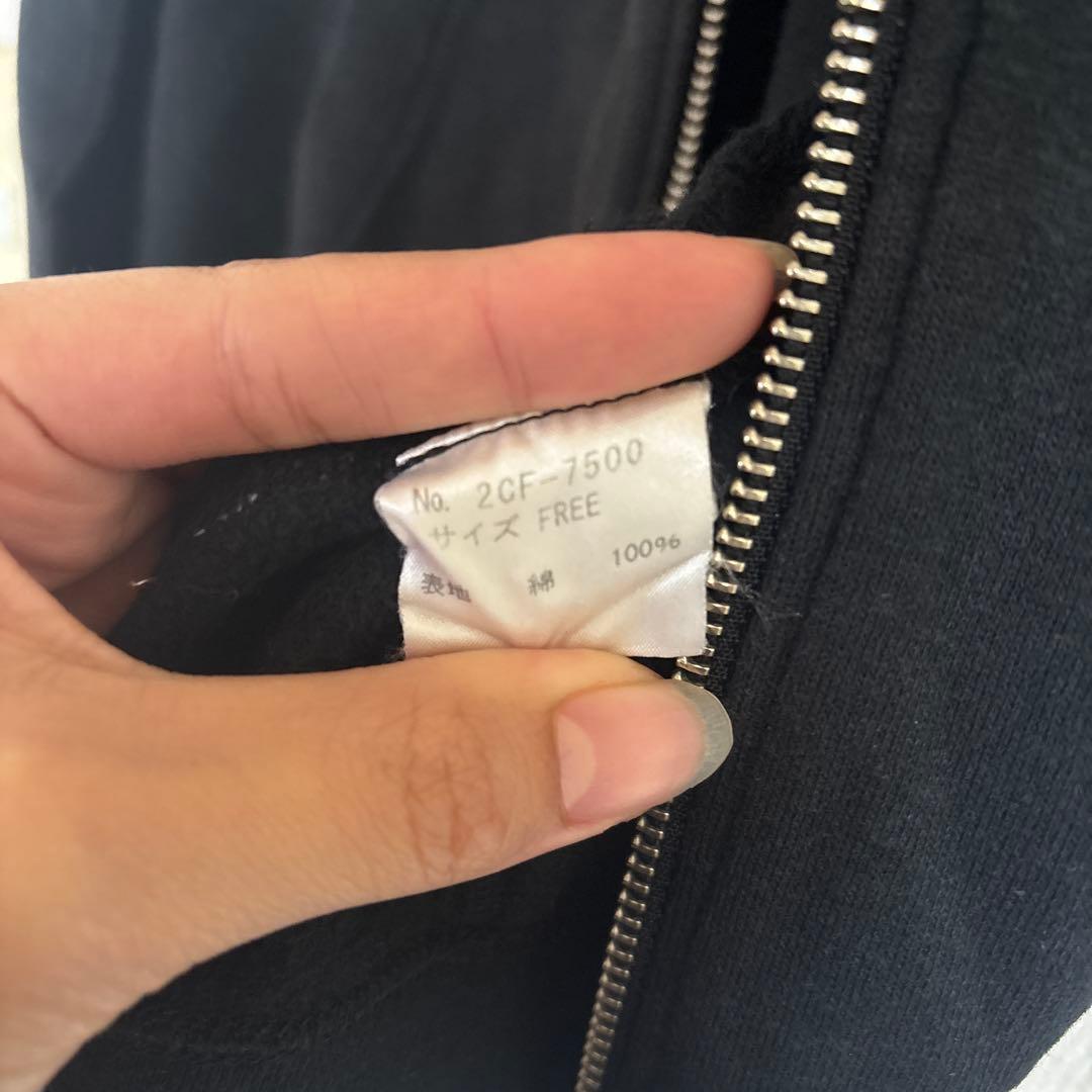 希少デザイン☆ 00s HYSTERIC GLAMOURダブルジップパーカー