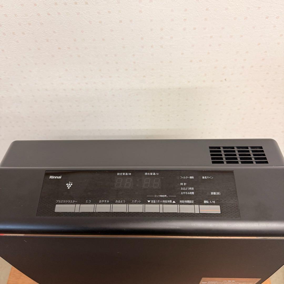 ● 良品 リンナイ ガスファンヒーター ブラック LPガス RC-W4401NP