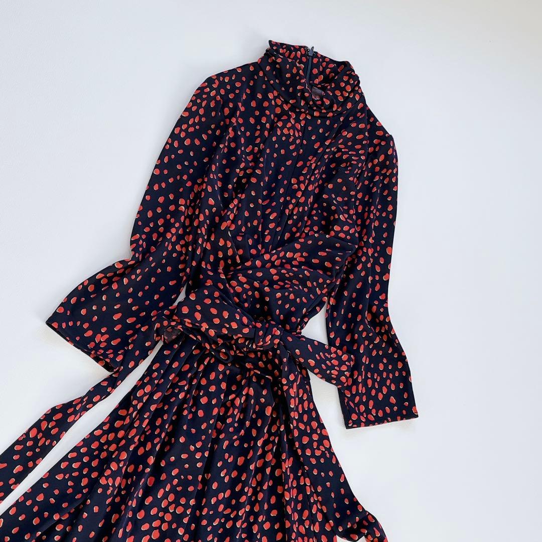 美品✨CORCOVADO ハイネック　ロングワンピース　ドレス