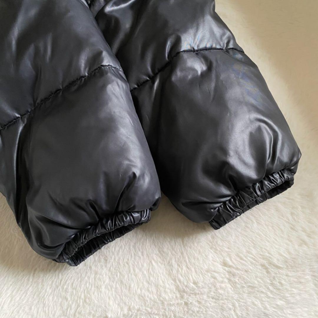 00s adidas パファージャケット　中綿　2way 黒　オーバーサイズ