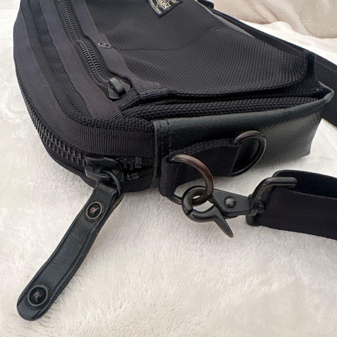 最終値下げ！PORTER HEATポーター　ブラック703-06975 黒　美品