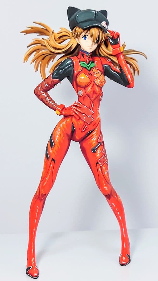 エヴァンゲリオン　式波・アスカ・ラングレー　リペイント　フィギュア