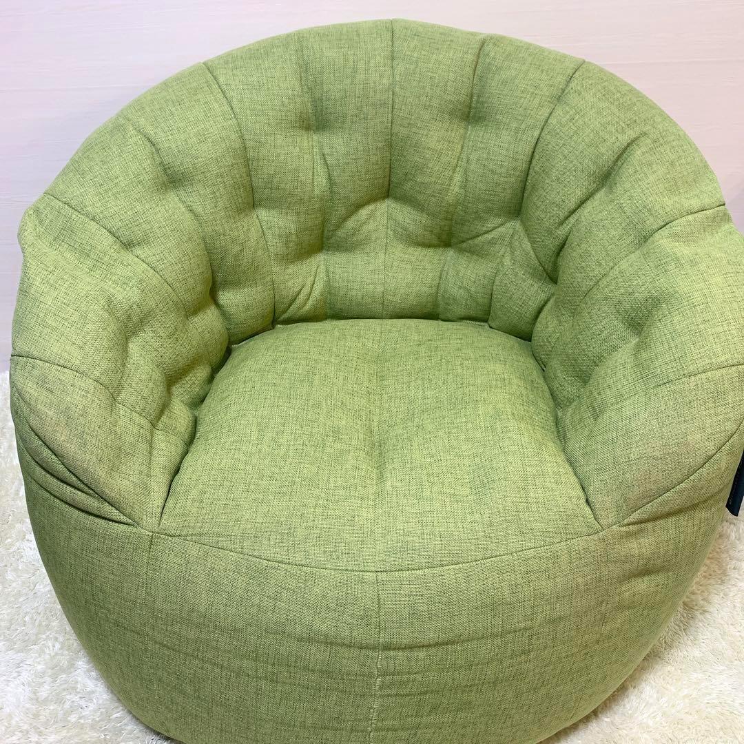 アンビエントラウンジ バタフライ ソファー 一人掛け ビーズ 緑
