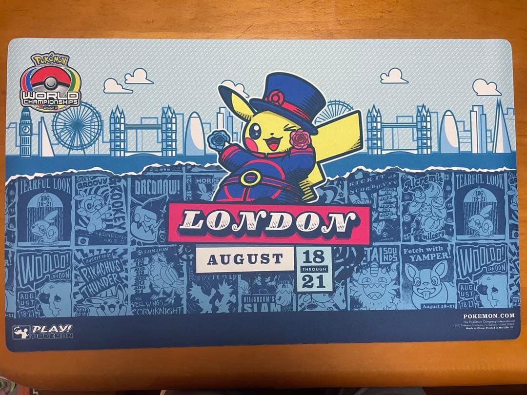 ポケモンカード WCS2022 サイドイベント　プレイマット