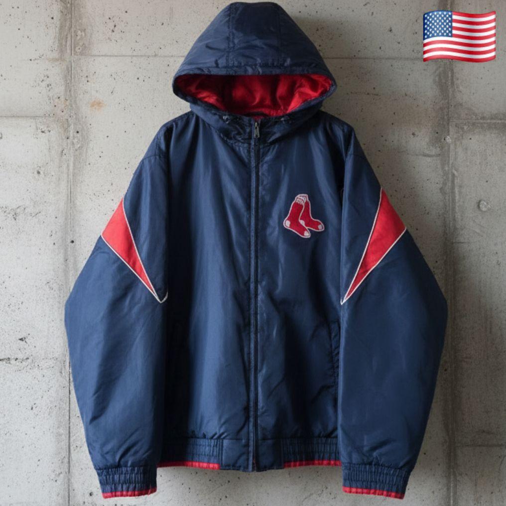 -週末SALE中-【激レア】 00s MLB レッドソックス 中綿スタジャン