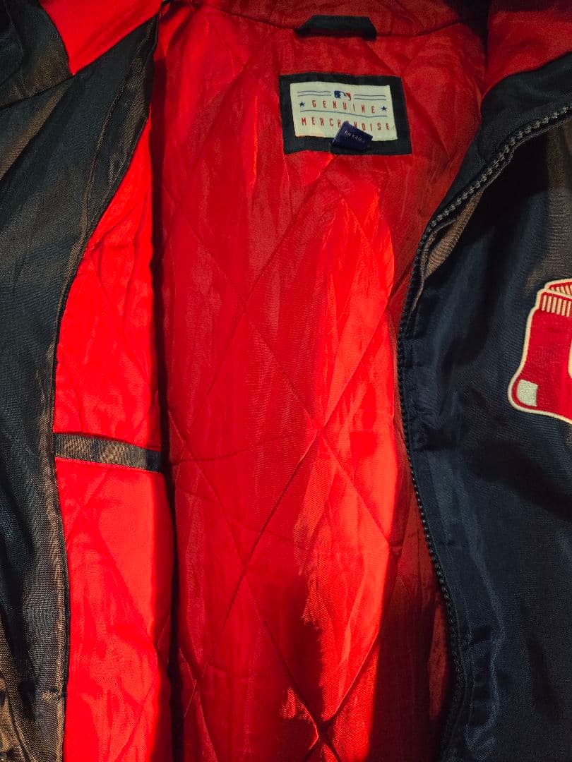 -週末SALE中-【激レア】 00s MLB レッドソックス 中綿スタジャン