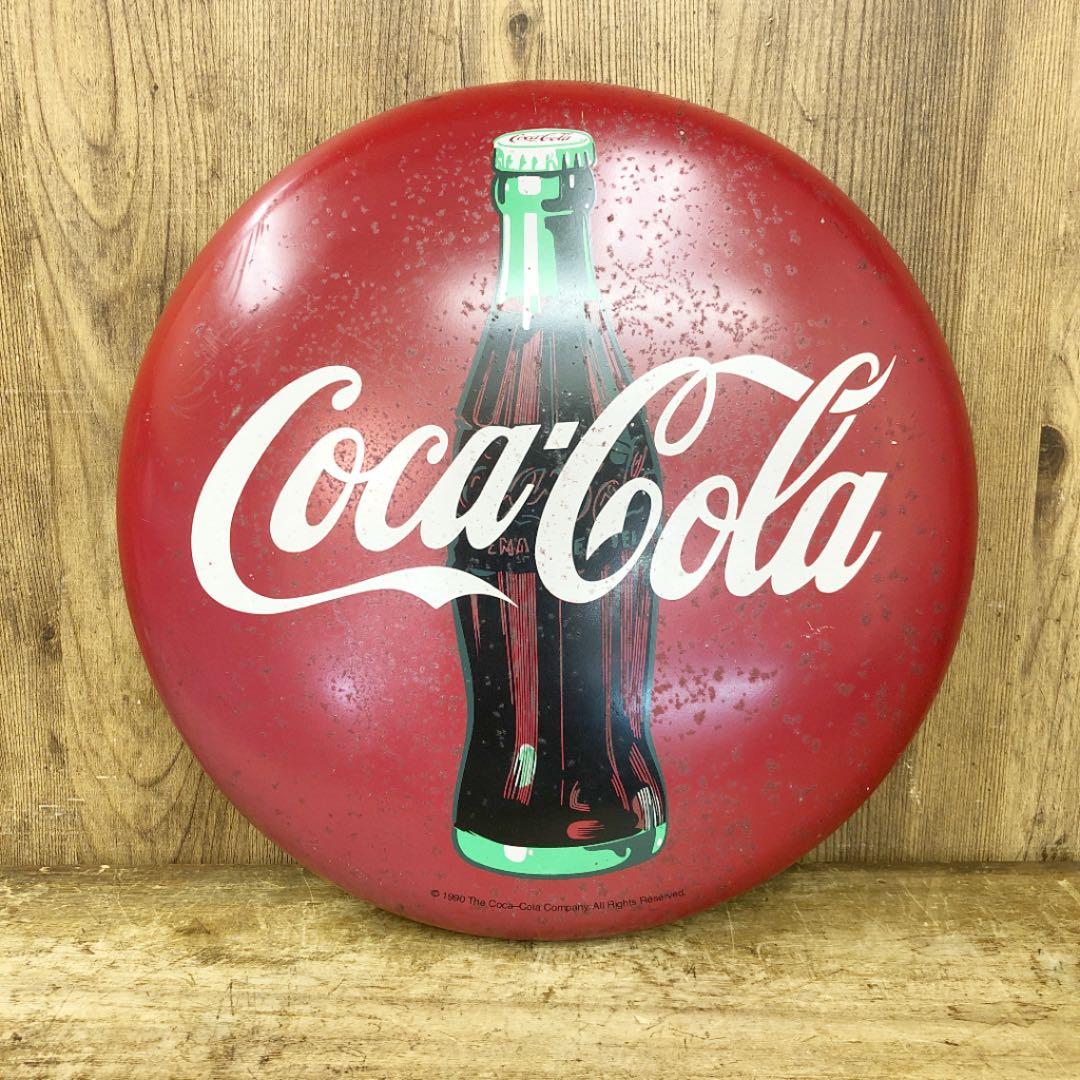 コカコーラ coca-cola 実使用 看板 約30cm 鉄製