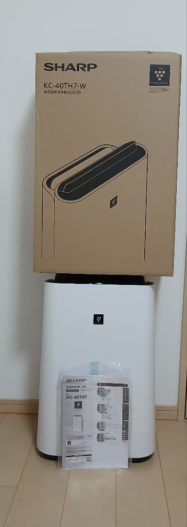 SHARP 空気清浄機 ホワイト kc-40th7