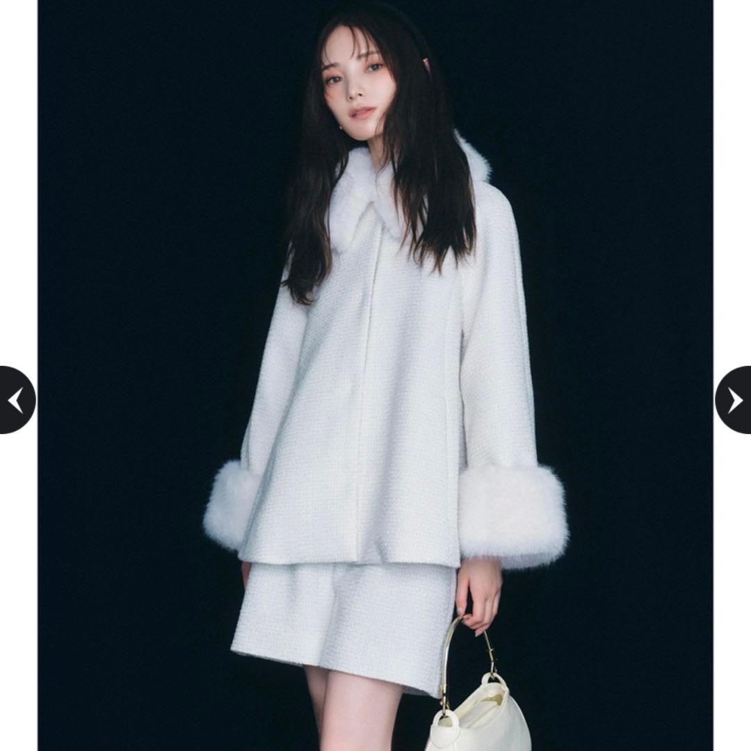 Rirandture ツィードハイウエストショートパンツ