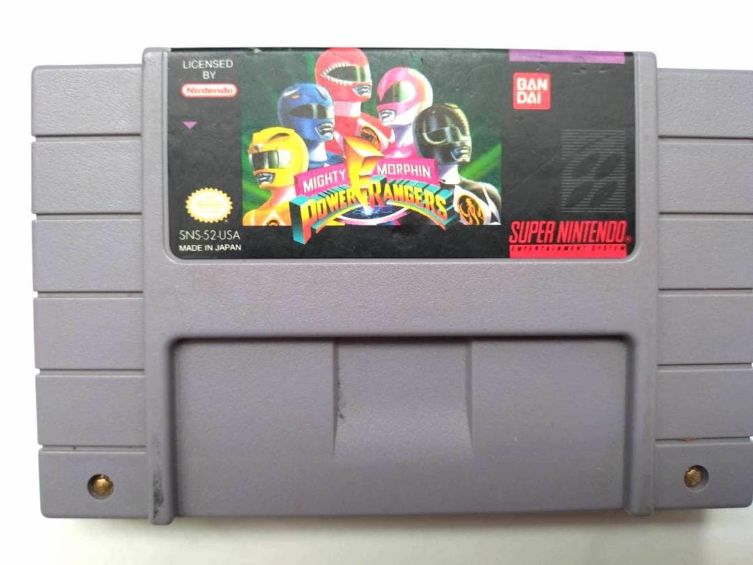 SNES　パワーレンジャー　アメリカスーパーファミコン