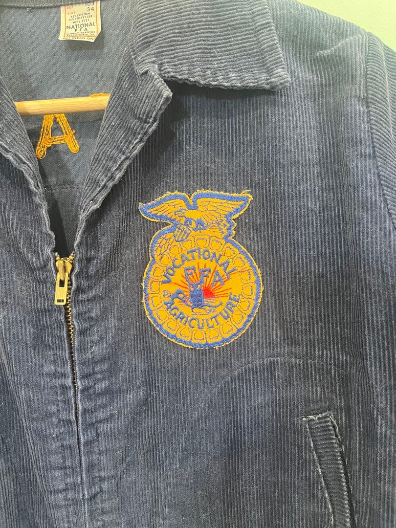 FFA ファーマーズ　ビンテージ　ジャケット　サイズ34 チェーンステッチ60s